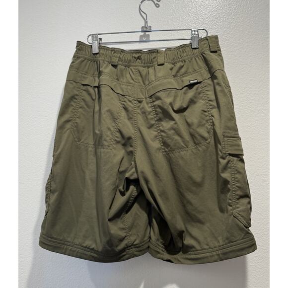 REI Co-op Green Cargo Shorts Men’s Size 30 Camping Outdoor Everyday Pockets - Picture 2 of 8